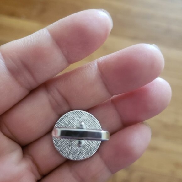 Horse Silver Bla k  uff Links - Picture 4 of 5